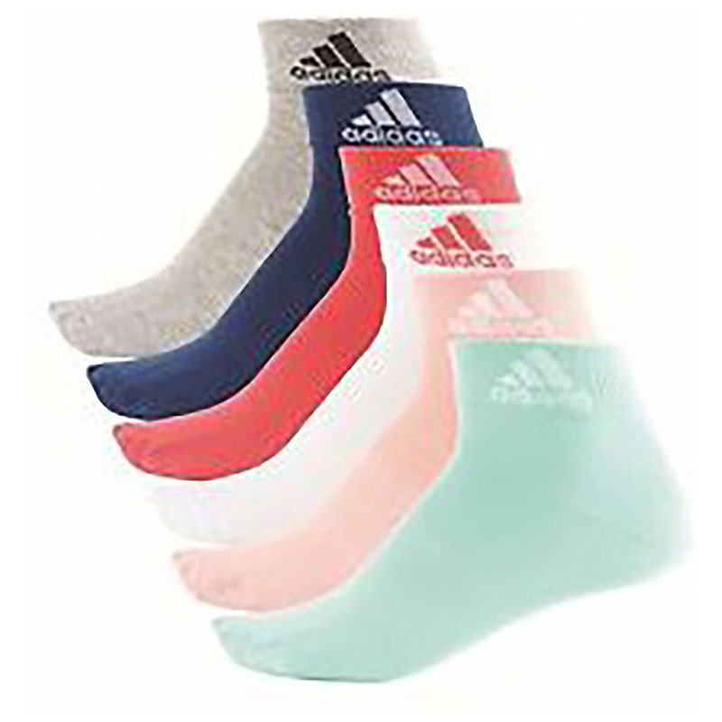 ADIDAS WOMEN'S SOCKS PER ANKLE T 6PP S99891