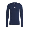 Sous-maillot-ADIDAS-Tech-Fit-Long-Sleeves-Bleu-marine-Blanc-GU7338-H23153