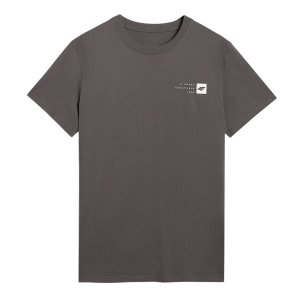 4F TSHIRT M3131 MIDDE GREY- MEN'S SHORT T-SHIRT