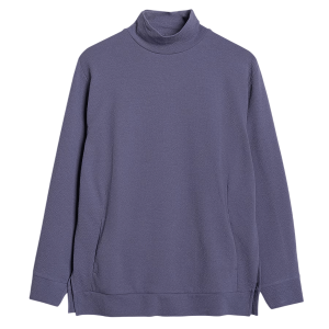 4F F589 DARK BLUE - WOMEN'S LONG T-SHIRT