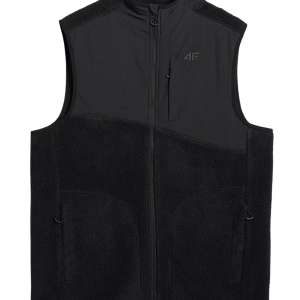 4F VEST 165 BLACK-  MOŠKI BREZROKAVNIK