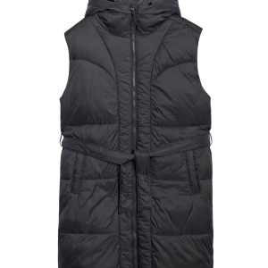 4F VEST JACKET F221 BLACK- ŽENSKI BREZROKAVNIK