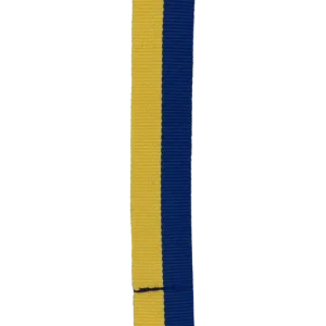 OVRATNI TRAK ZA MEDALJO BLU/YELLOW 22mm